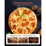 Piec do pizzy VEVOR Outdoor Pizza Oven, 12-calowy piec na pellet do pizzy, przenośny piec do pizzy z wbudowanym termometrem, opalany drewnem, z kamieniem do pizzy, łopatką i torbą transportową, ze stali nierdzewnej, do ogrodu i na kemping