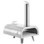 VEVOR Pizza Oven Outdoor, 12" Pellet Pizza Oven, Portable Pizza-Stove with Built-in Thermometer, Wood Fired Stainless Steel Pizza-Maker, for Backyard, Camping, Pizza-Stone, Shovel, Carry Bag, Silver