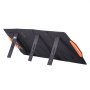 VEVOR 120W Foldable Solar Panel, 12V Monocrystalline Solar Module, 6.66A Solar System, 23% Conversion Rate, Includes 2x USB Fast Charging Ports (QC3.0), Type-C Port, 18V DC Output