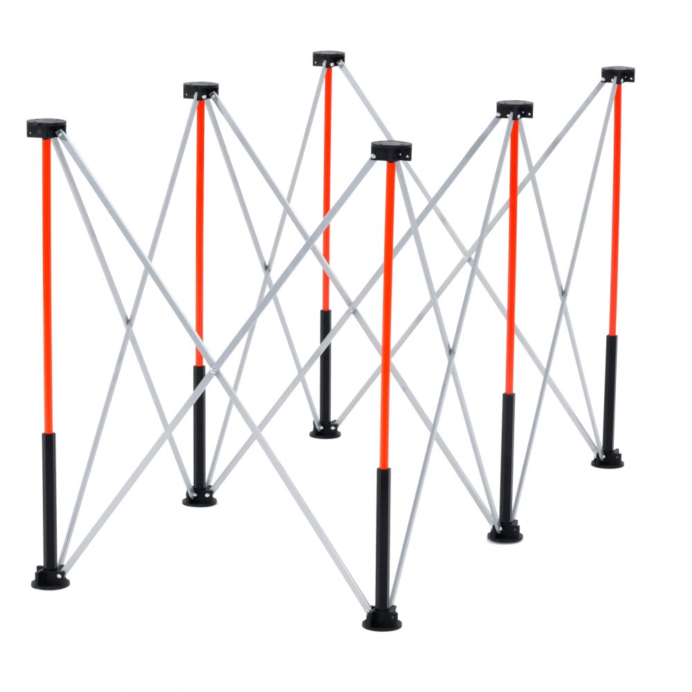 VEVOR przenośny składany stojak roboczy (1266 x 665 x 733 mm), składany stojak warsztatowy o udźwigu 1135 kg i torbie do przechowywania (bez blatu) do garażu i warsztatu