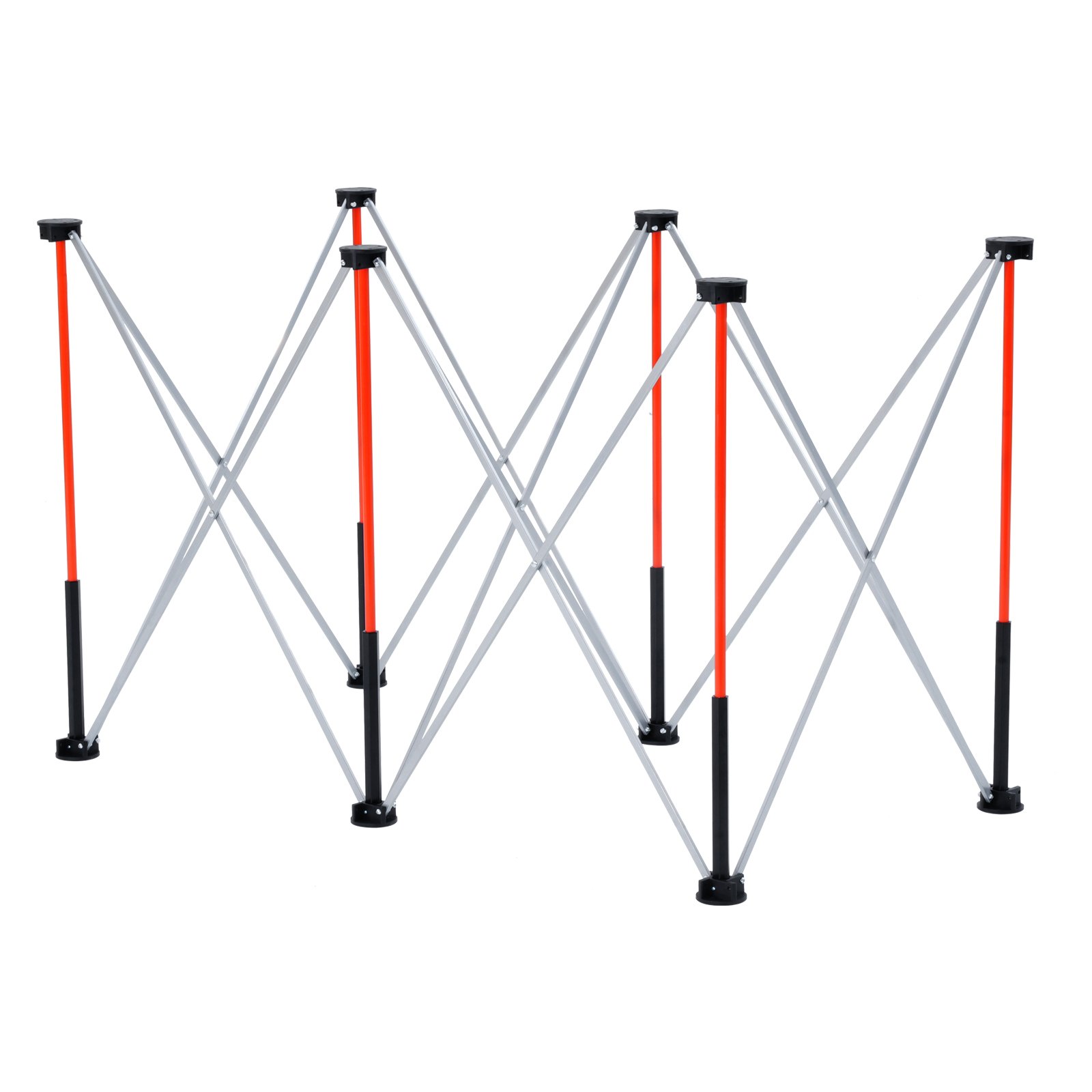 VEVOR przenośny składany stojak roboczy (1266 x 665 x 733 mm), składany stojak warsztatowy o udźwigu 1135 kg i torbie do przechowywania (bez blatu) do garażu i warsztatu