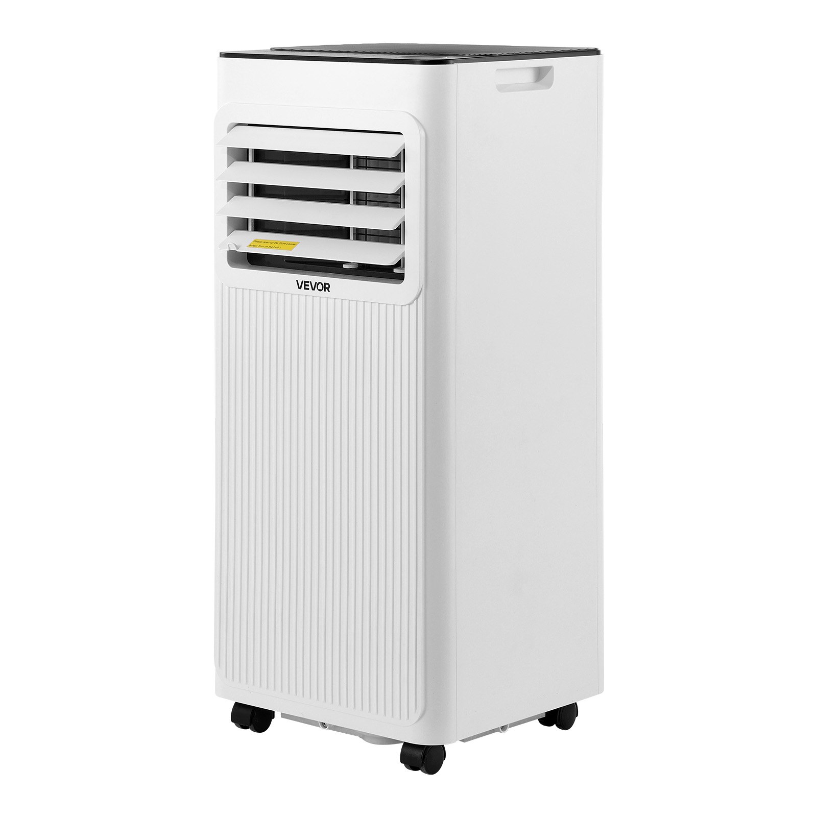 Klimatyzator przenośny VEVOR 7000 BTU 2,05 kW z przewodem wydechowym, 3 w 1 z chłodzeniem, wentylacją i osuszaniem, wyświetlaczem LED, pilotem zdalnego sterowania i 24-godzinnym timerem do użytku wewnątrz pomieszczeń