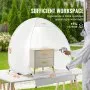 Kabina lakiernicza VEVOR DIY malowanie natryskowe farba w sprayu namiot ochronny Pop-Up wydechowy biały