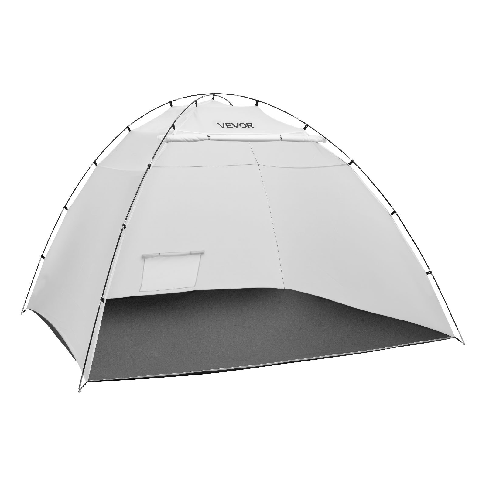 VEVOR przenośny namiot do lakierowania natryskowego (obszar roboczy 295 x 292 x 202 cm) Namiot do lakierowania natryskowego, wodoodporna kabina lakiernicza ze zintegrowaną podłogą i zwijanymi drzwiami do szafek, krzeseł i stołów