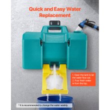 VEVOR Eyewash Station Eye Shower 30L Urządzenie do czyszczenia oczu zatwierdzone przez OSHA