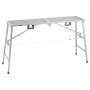 VEVOR work platform 800-1295 mm, foldable stepladder made of alloy steel, portable work platform, load capacity 400 kg, stepladder for painting drywall, cleaning, washing