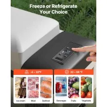 VEVOR Lodówka Samochodowa Przenośna Mini Lodówka Elektryczna 20L Cool Box Do Samochodu i Kempingu