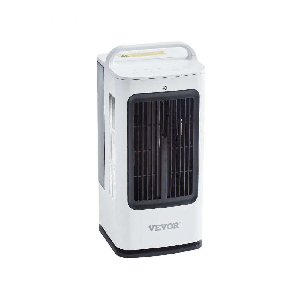 VEVOR Mobile Air Conditioner, 4-in-1 Evaporative Air Cooler, 3-Speed Mini Air Conditioner with 0-7 Hour Smart Timer, 1700 ml Water Tank, 7-Color Light, Desk AC Fan for Bedroom, Office