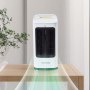 VEVOR Przenośna klimatyzacja, 4 w 1 parownik, mini klimatyzator z 3 prędkościami i inteligentnym timerem 0–7 godzin, zbiornik na wodę o pojemności 1700 ml, 7-kolorowe światło, wentylator biurkowy do sypialni i biura