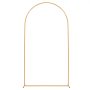 VEVOR Arch Backdrop Stand, 2.2 x 1.2 m, Stable Structure, Easy Assembly, 1 Piece Gold Metal Arch Backdrop Stand for Wedding, Birthday Party, Graduation, Holiday Celebration, and Ceremony Decoration