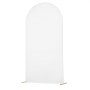 VEVOR Arch Backdrop Stand, 2.2 x 1.2 m, Stable Structure, Easy Assembly, 1 Piece Gold Metal Arch Backdrop Stand with Cover for Wedding, Birthday Party, Holiday Celebration, and Ceremony Decoration