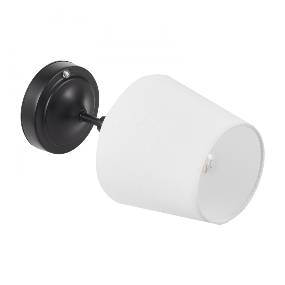 VEVOR Bezprzewodowa lampa stołowa z kloszem z tkaniny i wbudowanym akumulatorem 5200 mAh, mała lampka biurkowa, ściemnialna (3 poziomy), lampa stołowa do sypialni, przy łóżku, czarna