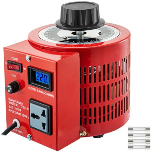 Zmienny transformator 1000VA 220V AC 50Hz prędkość silnika bezpiecznika