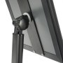 Stojak informacyjny VEVOR z podstawą metalową 279 x 216 mm Stojak informacyjny z regulowanym kątem widzenia za pomocą pokrętła Stojak plakatowy, solidny stojak podłogowy na szyldy, stojak reklamowy