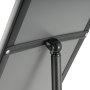 VEVOR Information Stand with Base 279 x 216 mm, Adjustable Height 820-1250 mm, Poster Stand, Robust Sign Holder, Filled with Sand or Water, for Displays and Advertising