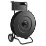 Odwijacz taśmy VEVOR, odpowiedni do rolek taśmy PET/PP/stalowej o średnicy rdzenia 203/406 mm, wytrzymały odwijacz taśmy z ulepszonym hamulcem bębnowym, zintegrowany, obszerny schowek na narzędzia