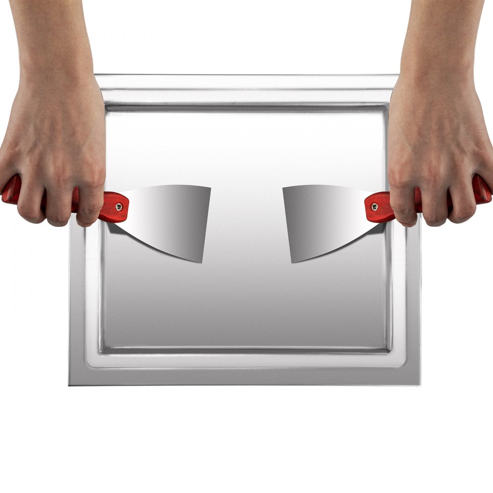 VEVOR Maszyna do lodów w rolkach 24x28cm Maszyna do lodów smażonych Roladki z lodami tajskimi