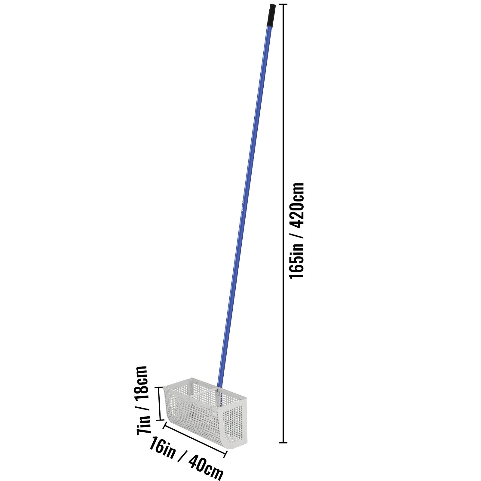 Grabie do piasku 165" Grabie plażowe Red Iron Lake Grabie do chwastów wodnych 16" Grabie do piasku