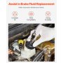 Zestaw do odpowietrzania hamulców VEVOR Brake Master 12-częściowy profesjonalny zestaw adapterów do odpowietrzania hamulców z kompletnym zestawem i uchwytem, ​​trwały adapter do odpowietrzania hamulców do napełniania płynem hamulcowym