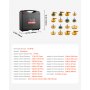 VEVOR Brake Master Bleeder Kit 17-piece professional brake bleeder adapter set with complete set and handle, durable brake bleeder adapter for filling brake fluid