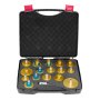 VEVOR Brake Master Bleeder Kit 17-piece professional brake bleeder adapter set with complete set and handle, durable brake bleeder adapter for filling brake fluid