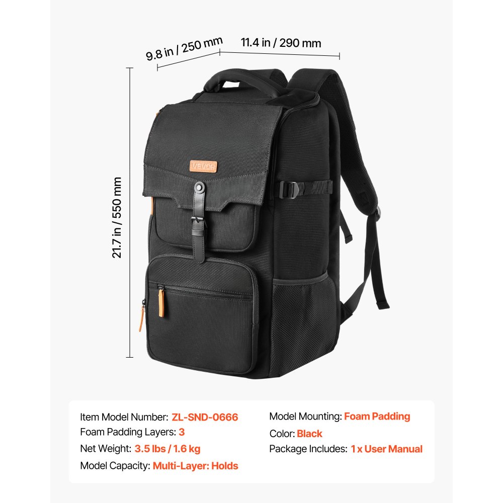 VEVOR Miniature Storage Carrying Figure Bag, Fits 58 Infantry Minis, Miniature Transport Bag with Handle & Adjustable Shoulder Strap, 3 Foam Layers for Large Storage Capacity (Minis Not Included)