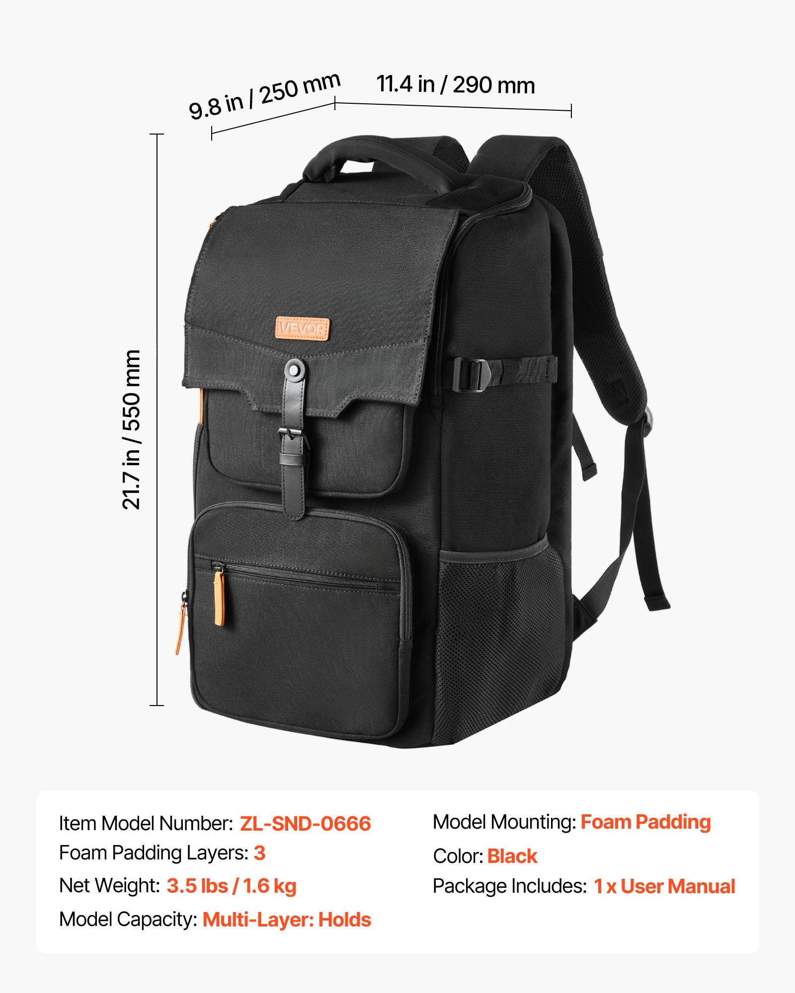 VEVOR Miniature Storage Carrying Figure Bag, Fits 58 Infantry Minis, Miniature Transport Bag with Handle & Adjustable Shoulder Strap, 3 Foam Layers for Large Storage Capacity (Minis Not Included)