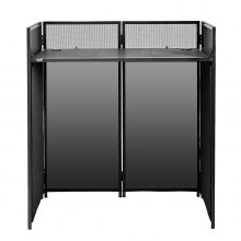 VEVOR DJ Booth System Stojak Kabina Stół Biurko Składane 1075x535x1160mm