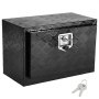 Skrzynia narzędziowa VEVOR Truckbox, skrzynia podwoziowa przyczepy, skrzynia narzędziowa 610 x 355 x 405 mm, skrzynia do przechowywania w samochodzie dostawczym, stop aluminium, ładowność 30 kg, zamykana skrzynia do przechowywania