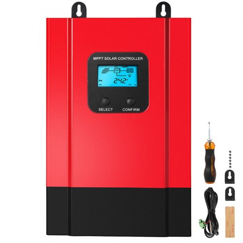 40A MPPT kontroler ładowania słonecznego 12V/24V/36V/48V System Max wejście PV wyświetlacz LCD 150VDC