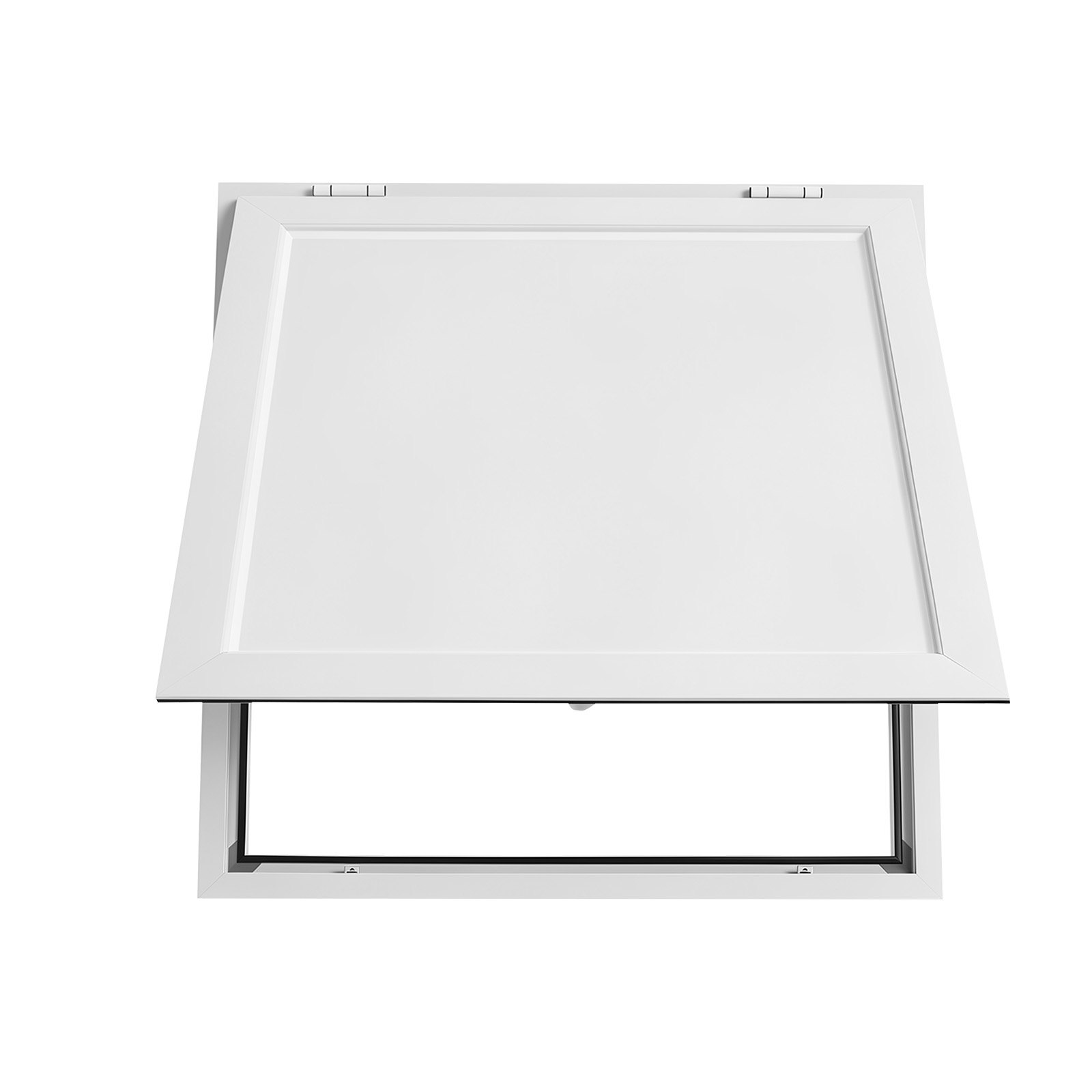 Okno sprzedażowe VEVOR do food trucków 915 x 915 mm Okno do punktów gastronomicznych Idealne do sprzedaży ulicznej, na wynos i w okienkach drive-through, otwierane do 85°, z podwójnymi paskami uszczelniającymi i wewnętrznym mechanizmem blokującym