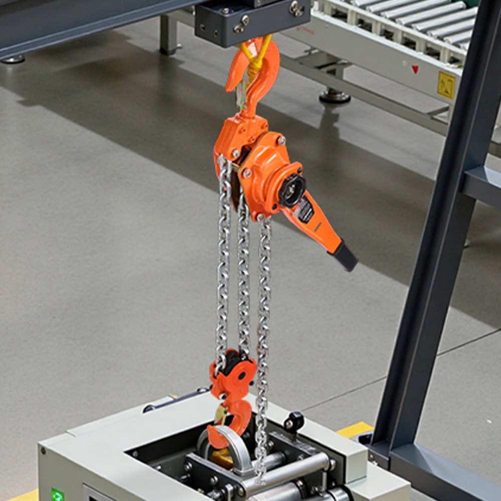 VEVOR Manual Lever Chain Hoist, 6T 6000KG Capacity Heavy Duty Come Along, 3M Lift G80 Alloy Steel Chain With Dual Pawl Mechanical Brake, 360° Rotating Hooks, for Warehouse Construction Garage