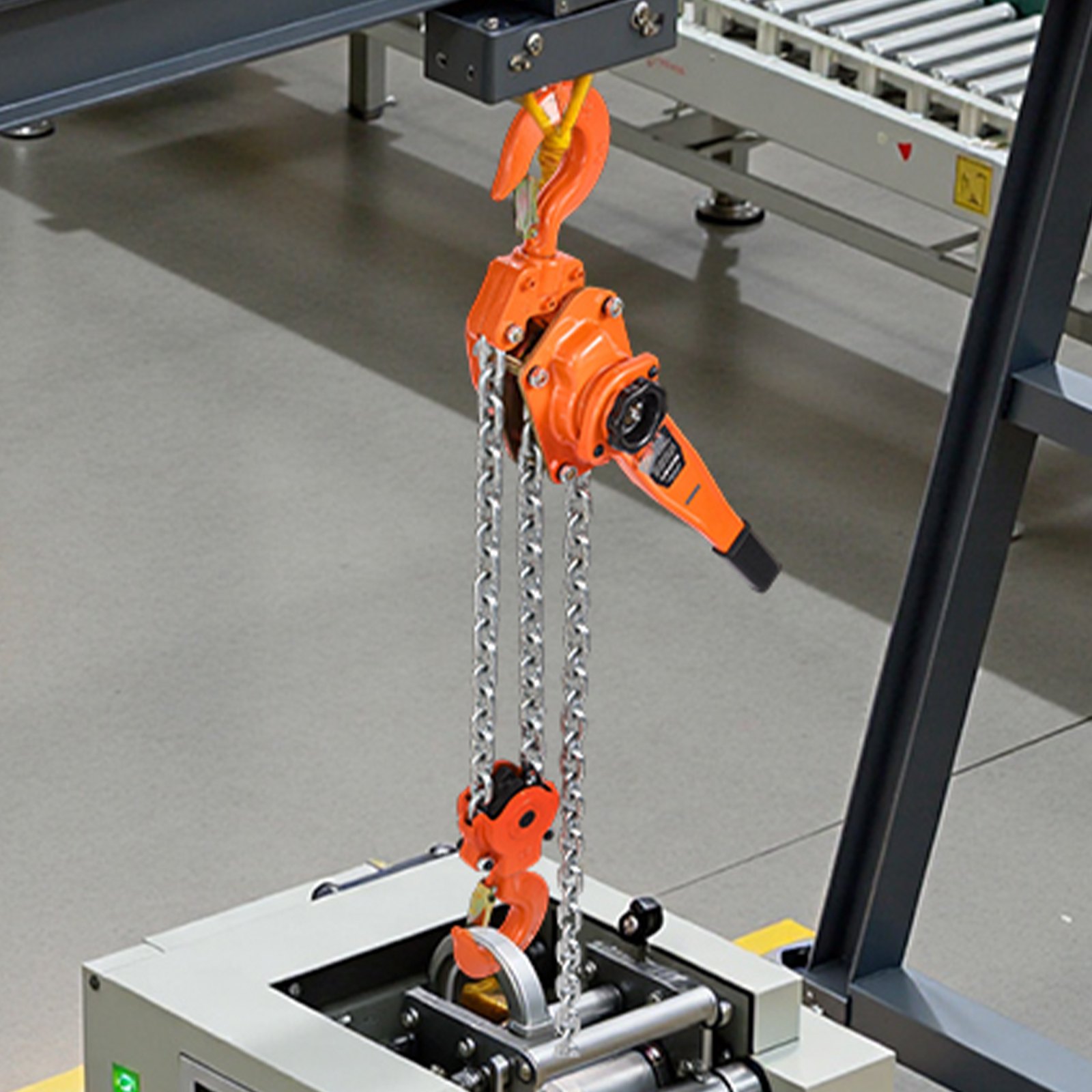 VEVOR Manual Lever Chain Hoist, 6T 6000KG Capacity Heavy Duty Come Along, 3M Lift G80 Alloy Steel Chain With Dual Pawl Mechanical Brake, 360° Rotating Hooks, for Warehouse Construction Garage