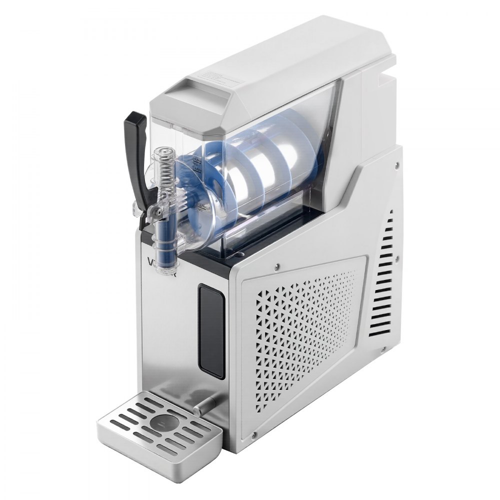 VEVOR Slush Machine 1 x 3 L, Kostkarka do lodu Slush 350 W (bez lodu), Elektryczna maszyna do margarity z funkcją samoczyszczenia, Nadaje się do mrożonych margarit, frappé, koktajli mlecznych i shake'ów