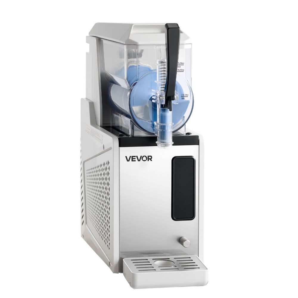 VEVOR Slush Machine 1 x 3 L, Kostkarka do lodu Slush 350 W (bez lodu), Elektryczna maszyna do margarity z funkcją samoczyszczenia, Nadaje się do mrożonych margarit, frappé, koktajli mlecznych i shake'ów