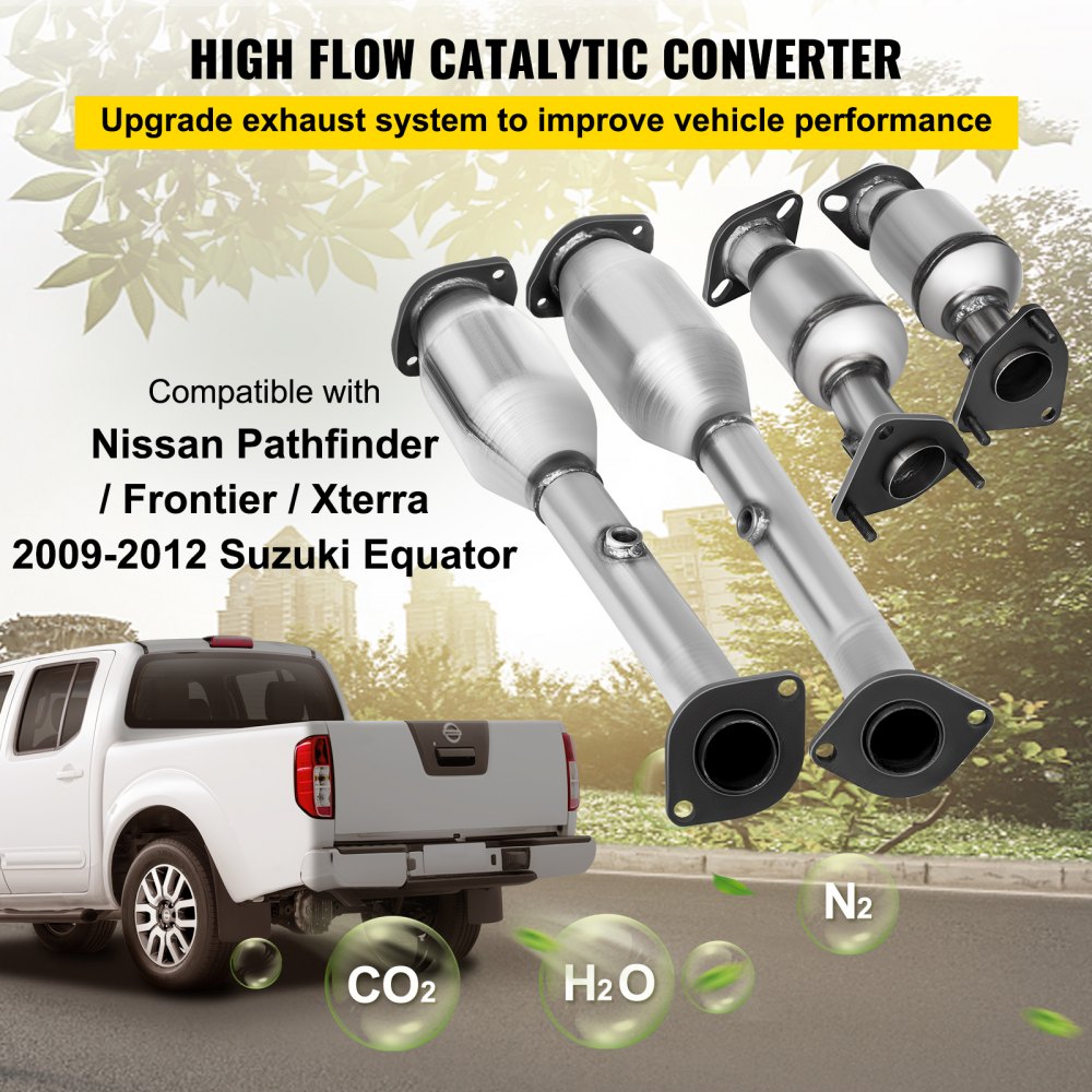 Zestaw uszczelek śrub kolektora wydechowego VEVOR do Nissana Frontiera 4.0L z lat 2005-2011, Nissana Frontier/Xterra/Pathfindera (zgodnego z normami EPA)