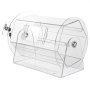 VEVOR Lucky Child Lottery Drum, 5000 Lottery Tickets or 200 Tombola Balls Capacity, Professional Lottery Rotating Cage with 2 Keys, Transparent Lottery Turntable, Lottery Box for Lottery Games