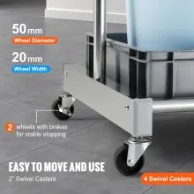 VEVOR Stojak na narzędzia ogrodowe 1243x508x660mm Uchwyt na narzędzia Organizer Stal nierdzewna PP Wielofunkcyjny stojak do przechowywania narzędzi ogrodowych 10 przegródek na narzędzia 24 haczyki Uchwyt na narzędzia ogrodowe Uchwyt na miotłę