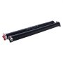 VEVOR Torsion Springs for Garage Doors (Φ 6.35 x Φ 50.8 x 787 mm) 16000 cycles, black coated, replacement, garage door springs with non-slip winding rods, gloves, and mounting wrench
