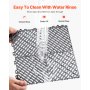 Mata drenażowa VEVOR Interlocking Drainage Mat, mata prysznicowa, 31 x 31 cm, modułowe maty podłogowe, 50 sztuk, łączone maty drenażowe, antypoślizgowe płytki podłogowe drenażowe, do garażu i ogrodu, kolor szary