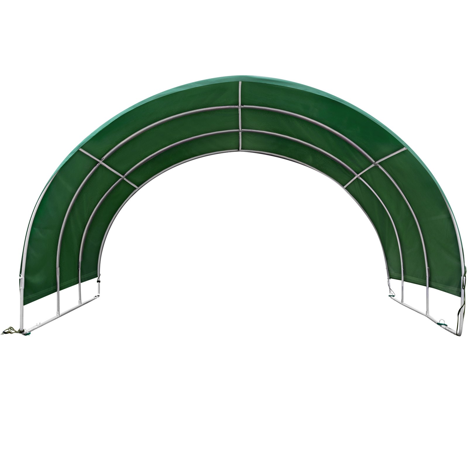 Schronisko mobilne VEVOR Namiot pastwiskowy Schronisko pastwiskowe stabilne PVC 3,04x3,05x1,68m