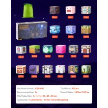 VEVOR Magnetyczne klocki budowlane 100-elementowy zestaw Graveyard Zombies STEM Montessori