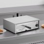 VEVOR Electric Pizza Oven for Countertop Use, 12 inch, 1500 W, Temperature Range 0-300 °C, Stainless Steel Construction and Easy-to-Clean Crumb Tray, Suitable for Commercial and Home Use