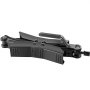 VEVOR Kliny pod koła do kampera, stabilizator, wytrzymały klin blokujący opony w kształcie litery H, wbudowany klucz, pasuje do opon o średnicy od 3,5" do 12", 2 zestawy klinów pod koła do kampera z kluczem grzechotkowym do przyczepy kempingowej