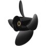 VEVOR outboard propeller, replacement for OEM 3587522, 4-blade 14-1/4 inch x 19 inch pitch aluminum boat propeller, compatible with all Volvo Penta SX drives, with 19 teeth, right-hand drive