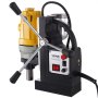 Wiertarka magnetyczna VEVOR 1100 W z wierceniem o średnicy 1-1/2 cala (40 mm), MD40, siła magnetyczna 12000 N, system wiercenia magnetycznego 670 obr./min z 6-częściowym zestawem frezów pierścieniowych HSS