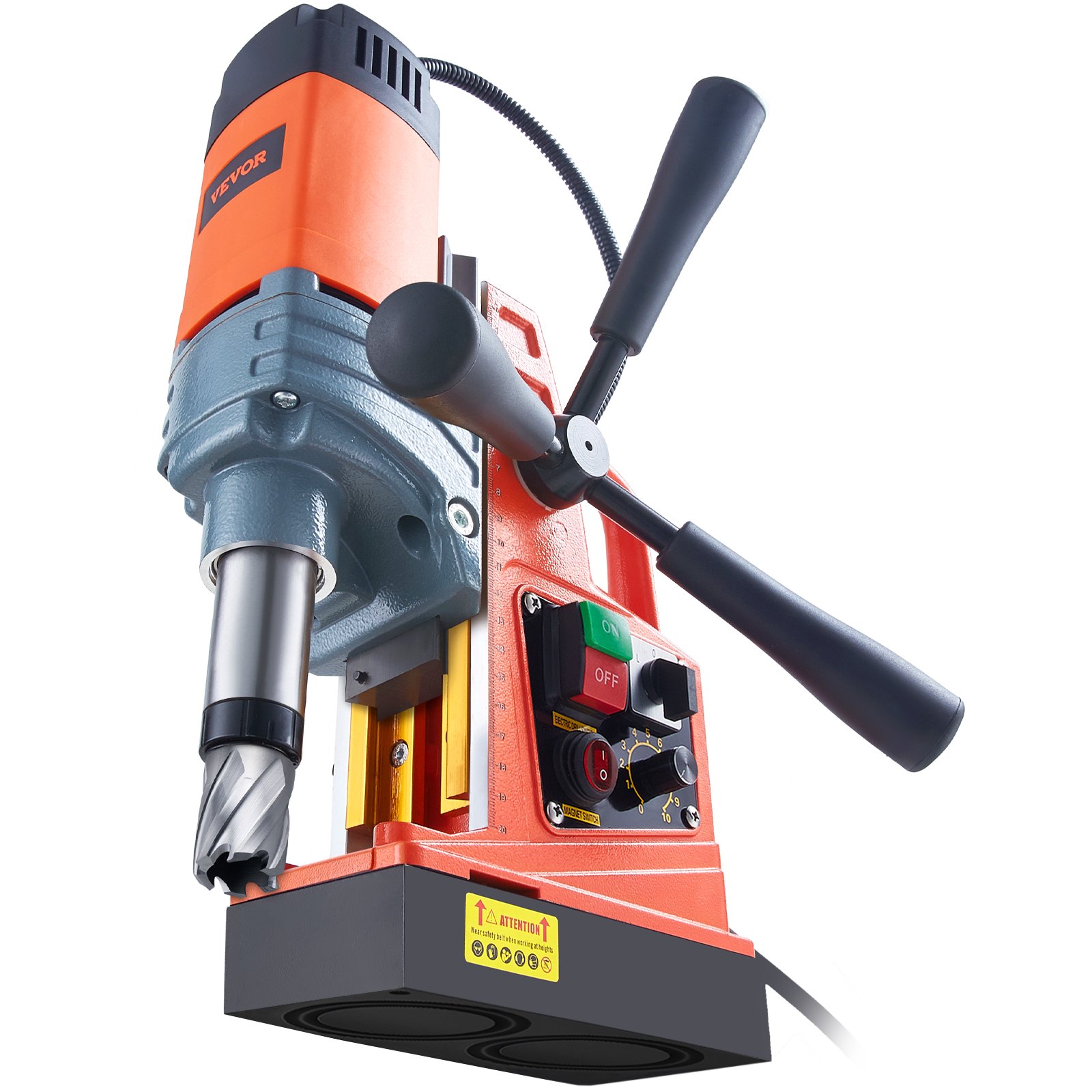 Profesjonalna wiertarka rdzeniowa VEVOR wiertarka magnetyczna 1400W 13000N wiertarka rdzeniowa 50mm