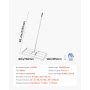 VEVOR Grabie do trawnika z uchwytem Grabie wyrównujące Pielęgnacja trawnika 355x762mm