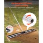 VEVOR Grabie ogrodowe 213cm Uchwyt Grabie wyrównujące Pielęgnacja trawnika 254x1219mm