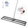 VEVOR Grabie ogrodowe 213cm Uchwyt Grabie wyrównujące Pielęgnacja trawnika 254x1219mm